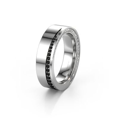 Ehering WH1002L15DP 950 Platin Schwarz Diamant ±6x2.3 mm