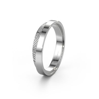 Bague de mariage WMH0426M95BP 585 or blanc ±5x2 mm
