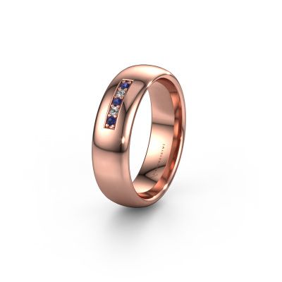 Ehering WH0111L36BP 585 Roségold Saphir ±6x2 mm
