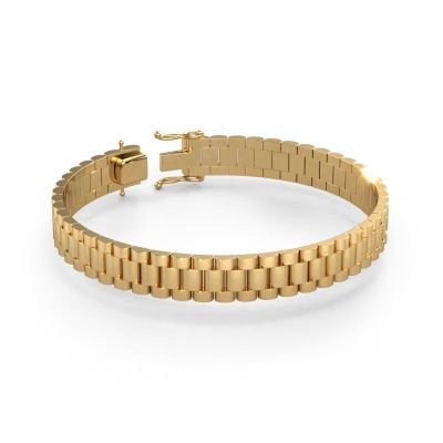 Rolex style bracelet Erik 10 mm 585 gold