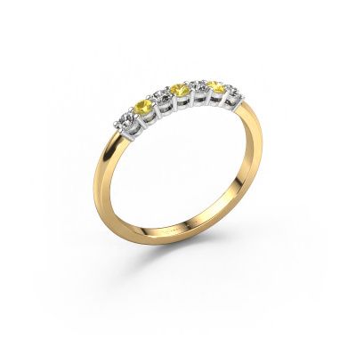 Ring Michelle 7 585 gold yellow sapphire 2 mm
