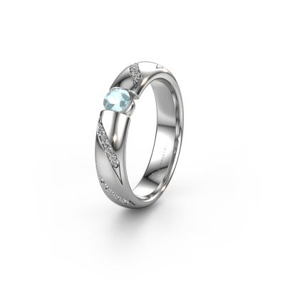 Alliance WH2102L34A 950 platine aigue-marine ±5x1.7 mm