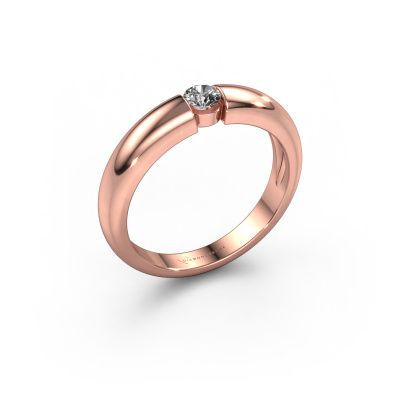 Verlobungsring Amelia 585 Roségold Lab-grown Diamant 0.03 crt