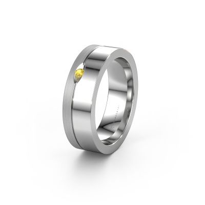 Alliance WH0329L16B 950 platine saphir jaune ±6x2 mm