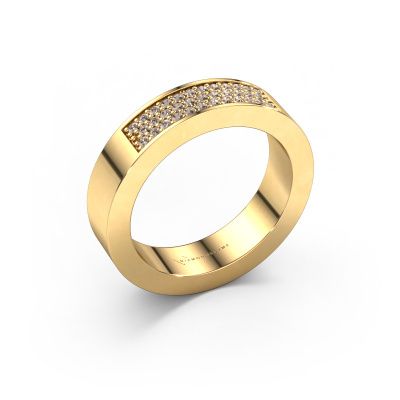 Ring Lindsey 1 585 Gold Braun Diamant 0.235 crt