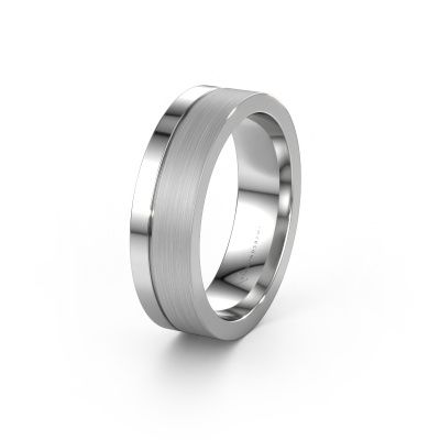 Wedding ring WH0327M16B 950 platinum ±0.24x0.08 in