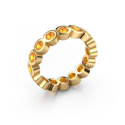 Stackable ring Edwina 3 585 gold citrin 3 mm
