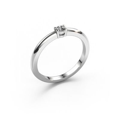 Ring Michelle 1 585 white gold zirconia 2.7 mm
