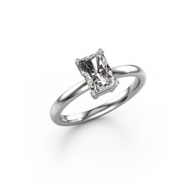 Engagement ring Denita 1 RAD 950 platinum diamond 1.00 crt