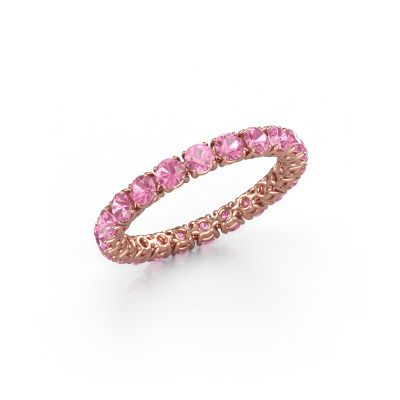 Ring Vivienne 2.7 585 rose gold pink sapphire 2.7 mm