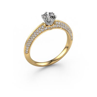 Engagement ring Abby 585 gold diamond 0.904 crt