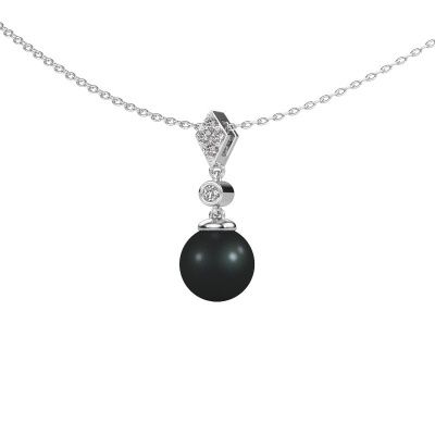 Pendant Marna 585 white gold black pearl 5 mm