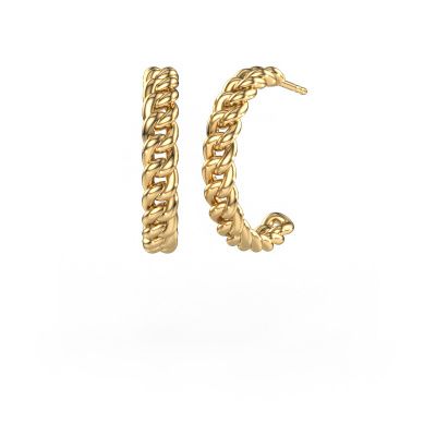 Earrings Della 20mm 585 gold