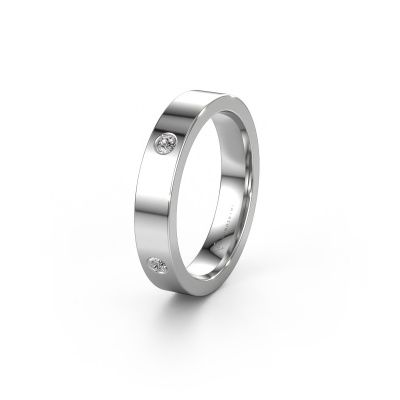 Alliance WH0104L14BP 950 platine zircone 2.2 mm ±4x2 mm