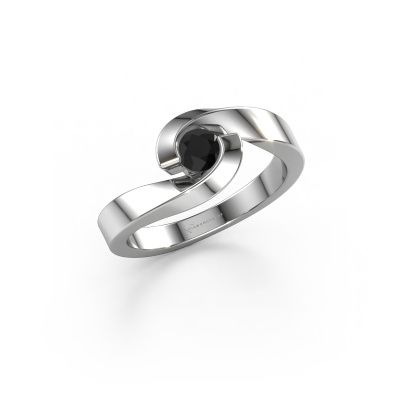 Ring Sheryl 950 Platin Schwarz Diamant 0.30 crt