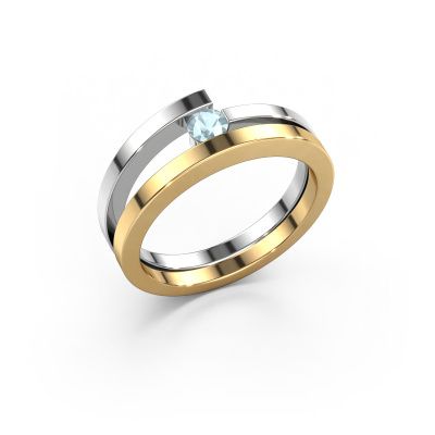 Ring Sandy 585 Gold Aquamarin 3.4 mm
