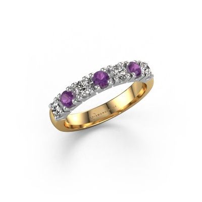 Ring Rianne 7 585 gold amethyst 3 mm