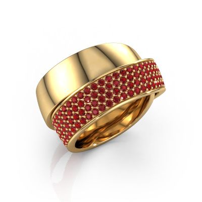 Ring Danna 585 gold ruby 1.3 mm