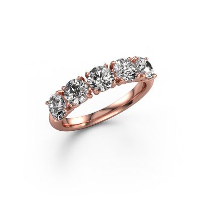 Ring Vivienne Half 585 rose gold diamond 2.00 crt