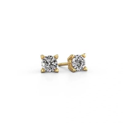 Stud earrings Cather 585 gold diamond 0.50 crt