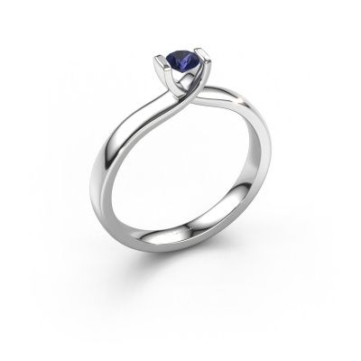 Ring Noor 950 platinum sapphire 3.7 mm