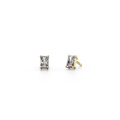 Clous d'oreilles Sam RAD 585 or jaune diamant 1.30 crt
