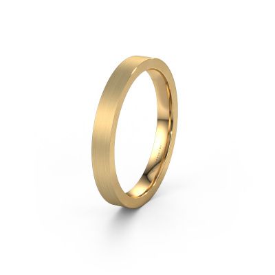 Wedding ring WH0100M13B 585 gold ±0.12x0.08 in