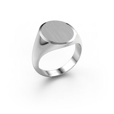 Signet ring Sven 4 585 white gold