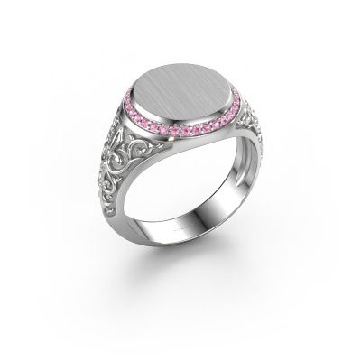 Signet ring Moor 1 585 white gold