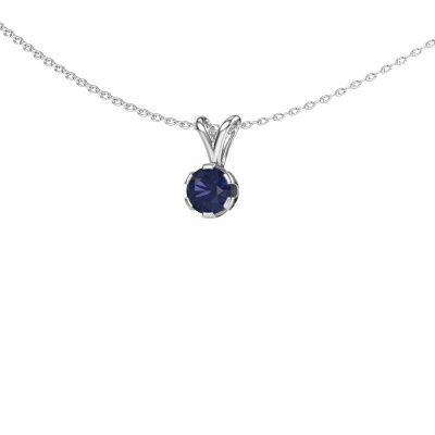 Pendant Julia 585 white gold sapphire 5 mm
