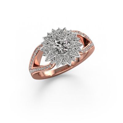 Ring Chasidy 2 585 rose gold diamond 0.825 crt
