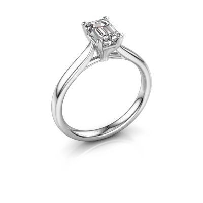 Verlovingsring Mignon eme 1 585 witgoud diamant 0.90 crt
