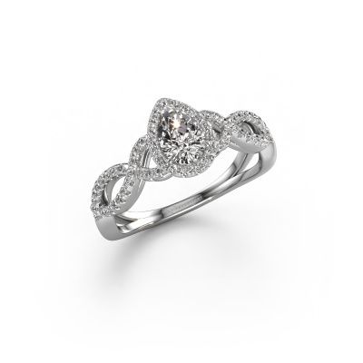 Verlobungsring Dionne pear 950 Platin Diamant 0.99 crt