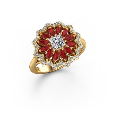 Engagement ring Franka 585 gold diamond 0.62 crt