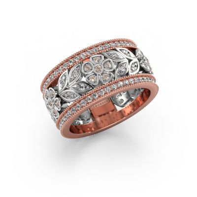 Ring Elanor 585 Roségold Braun Diamant 0.978 crt