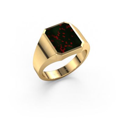 Chevalière Lars 2 585 or jaune héliotrope 12x10 mm