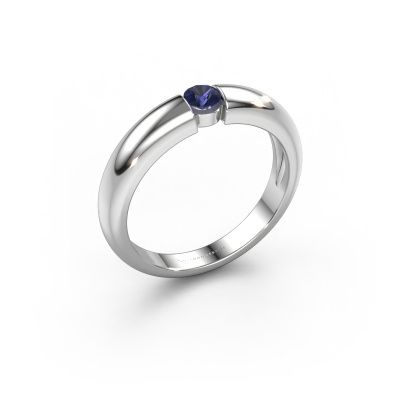 Verlobungsring Amelia 950 Platin Saphir 3.4 mm