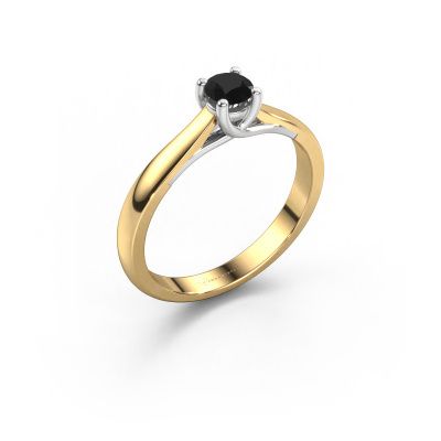 Engagement ring Mia 1 585 gold black diamond 0.30 crt
