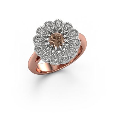 Verlobungsring Kaat 585 Roségold Braun Diamant 0.680 crt