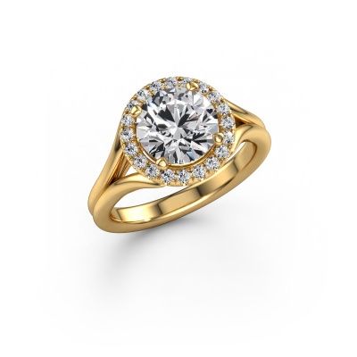 Engagement ring Verla rnd 1 585 gold diamond 2.24 crt