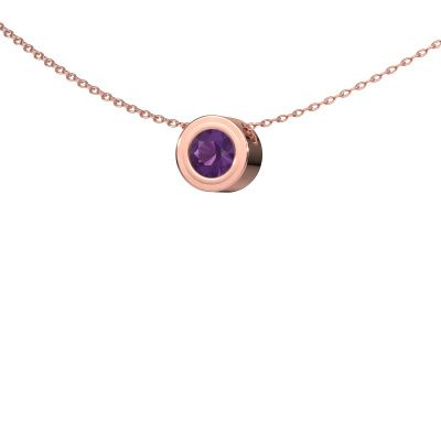Pendant Ise 585 rose gold amethyst 5 mm