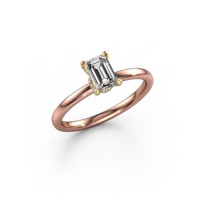 Verlobungsring Crystal EME 3 585 Roségold Diamant 0.90 crt