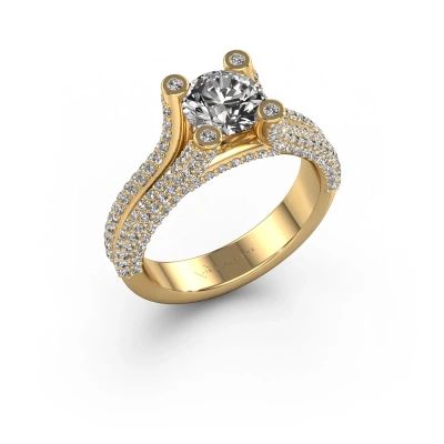 Engagement ring Stefanie 2 585 gold diamond 2.00 crt
