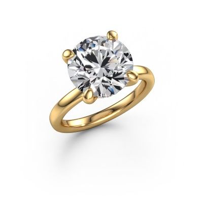 Engagement ring Simone RND 2 585 gold lab grown diamond 5.00 crt