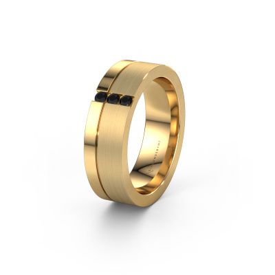 Alliance WH0327L16B 585 or jaune diamant noir ±6x2 mm