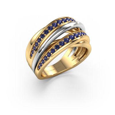 Ring Marylouise 2 585 gold sapphire 1.2 mm