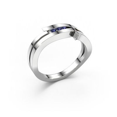 Ring Amelie 585 white gold sapphire 1.7 mm