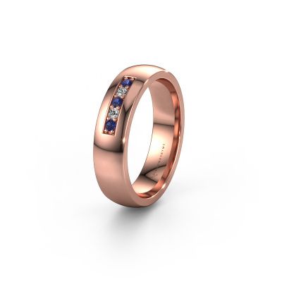 Ehering WH0111L25BP 585 Roségold Saphir ±5x2 mm