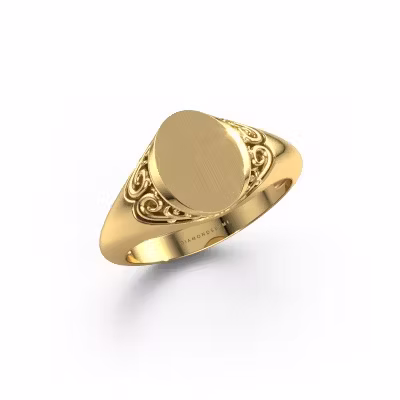 Siegelring Sheilah 1 585 Gold