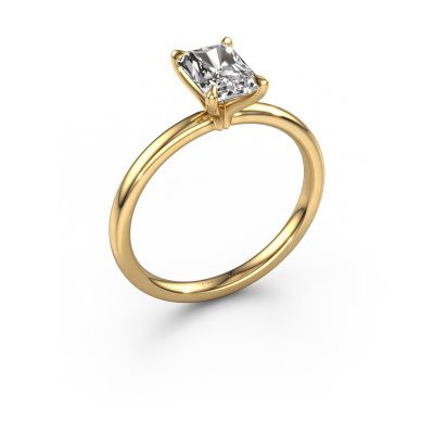Engagement ring Crystal RAD 1 585 gold lab-grown diamond 1.00 crt